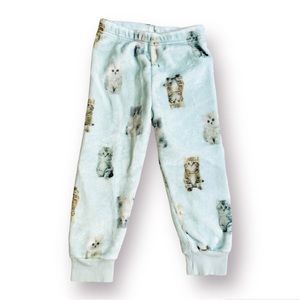 EUC Next Fuzzy Cat 🐈 Pajama Bottom Size 3-4 Years